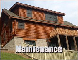  Olin, North Carolina Log Home Maintenance
